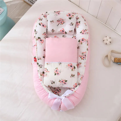 joliMAMA: ENSEMBLE NID DE BEBE PLIABLE EN COTON