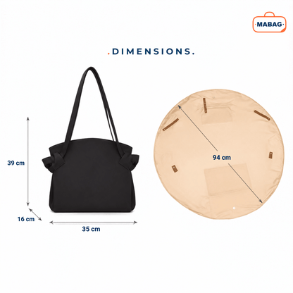 Mabag™ — Le Sac de Courses qui se transforme en Tapis de Pique-Nique