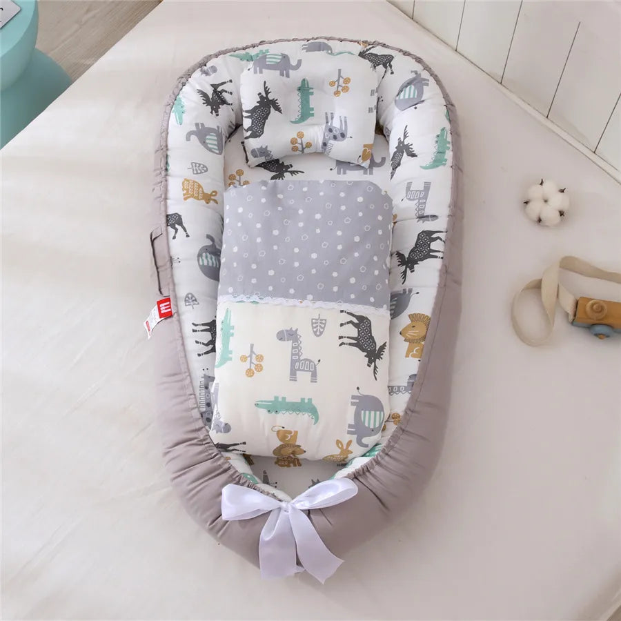 joliMAMA: ENSEMBLE NID DE BEBE PLIABLE EN COTON