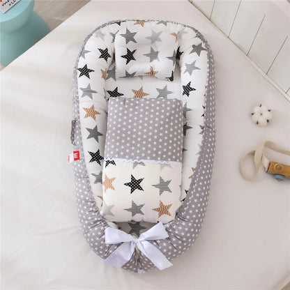 joliMAMA: ENSEMBLE NID DE BEBE PLIABLE EN COTON