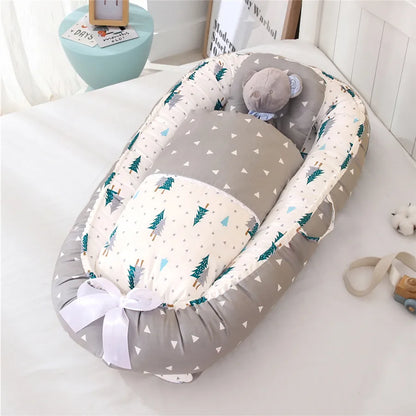 joliMAMA: ENSEMBLE NID DE BEBE PLIABLE EN COTON