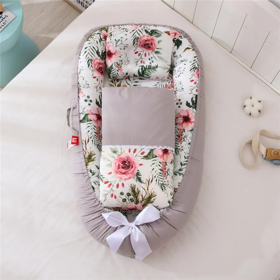 joliMAMA: ENSEMBLE NID DE BEBE PLIABLE EN COTON