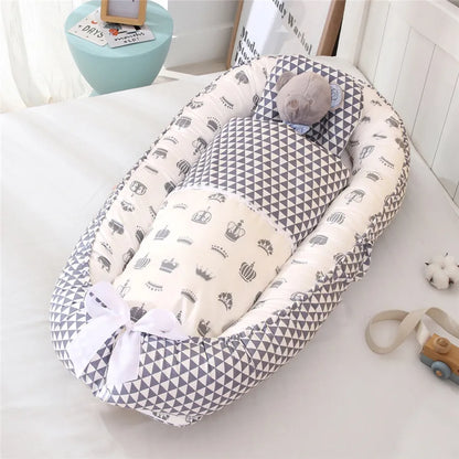 joliMAMA: ENSEMBLE NID DE BEBE PLIABLE EN COTON