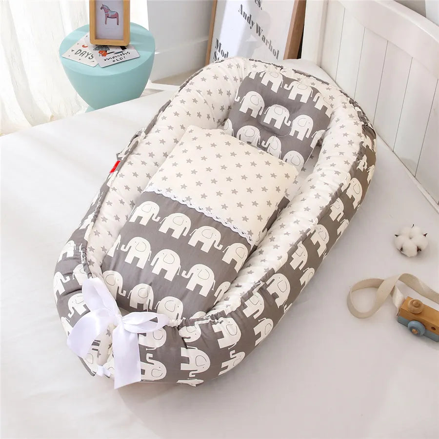 joliMAMA: ENSEMBLE NID DE BEBE PLIABLE EN COTON