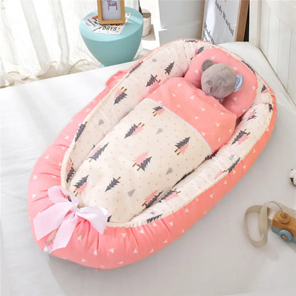 joliMAMA: ENSEMBLE NID DE BEBE PLIABLE EN COTON
