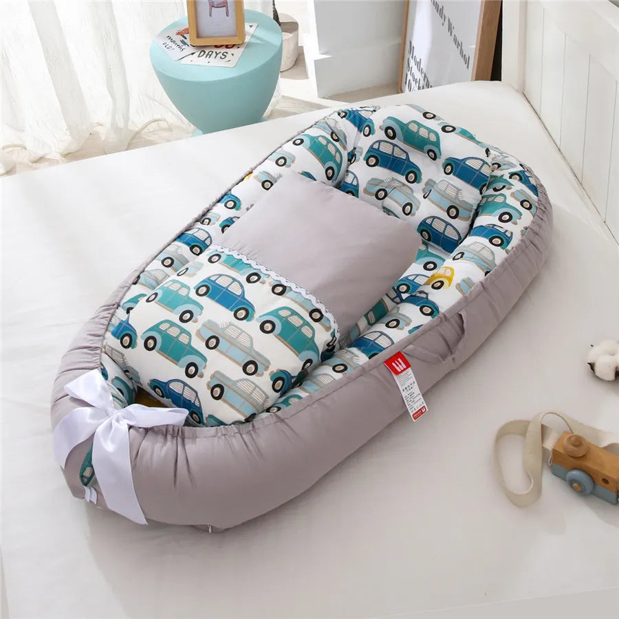 joliMAMA: ENSEMBLE NID DE BEBE PLIABLE EN COTON